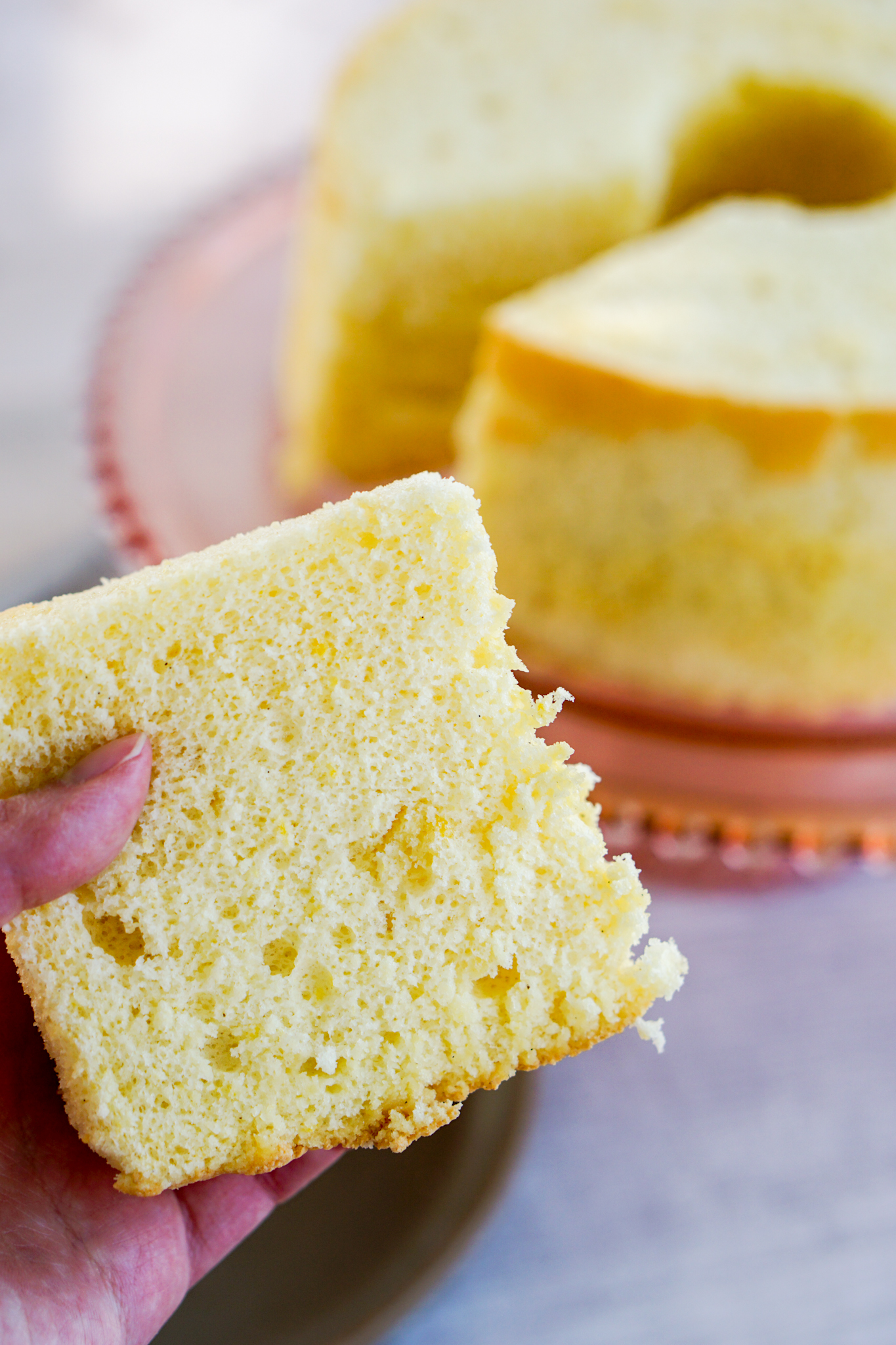 Chinese Bakery Sponge Cake (Chiffon Cake) - Mochi Mommy