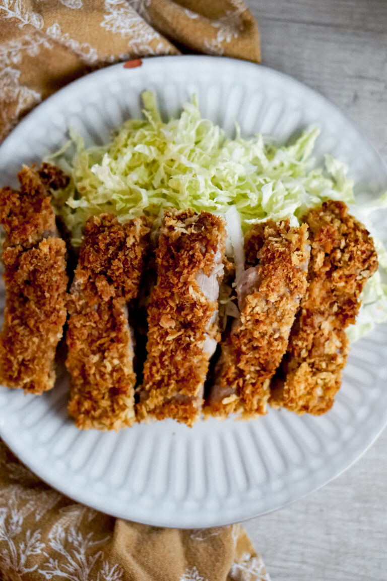 Air Fryer Tonkatsu (Japanese Pork Cutlet) Mochi Mommy