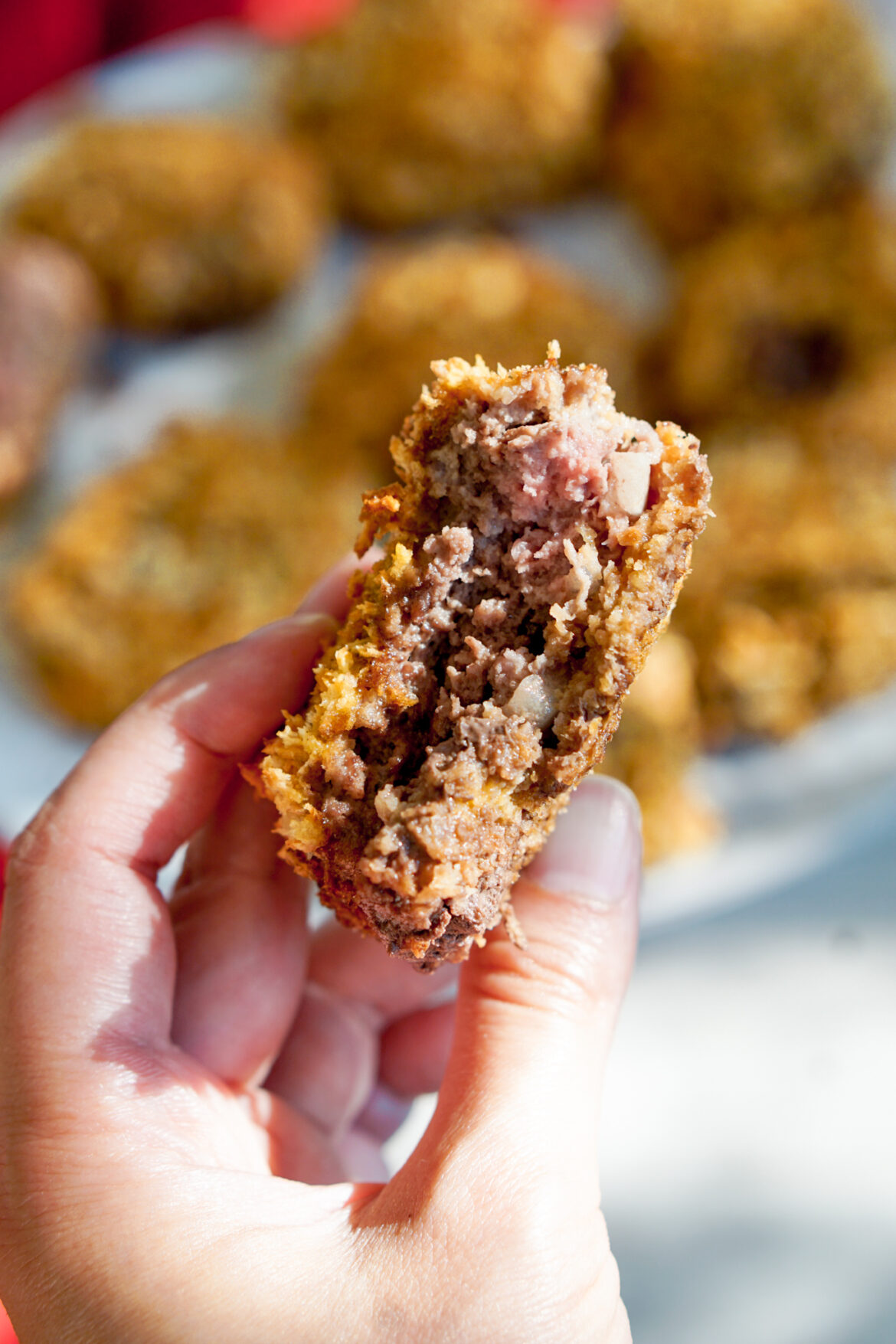 Air Fryer Menchi Katsu Mochi Mommy