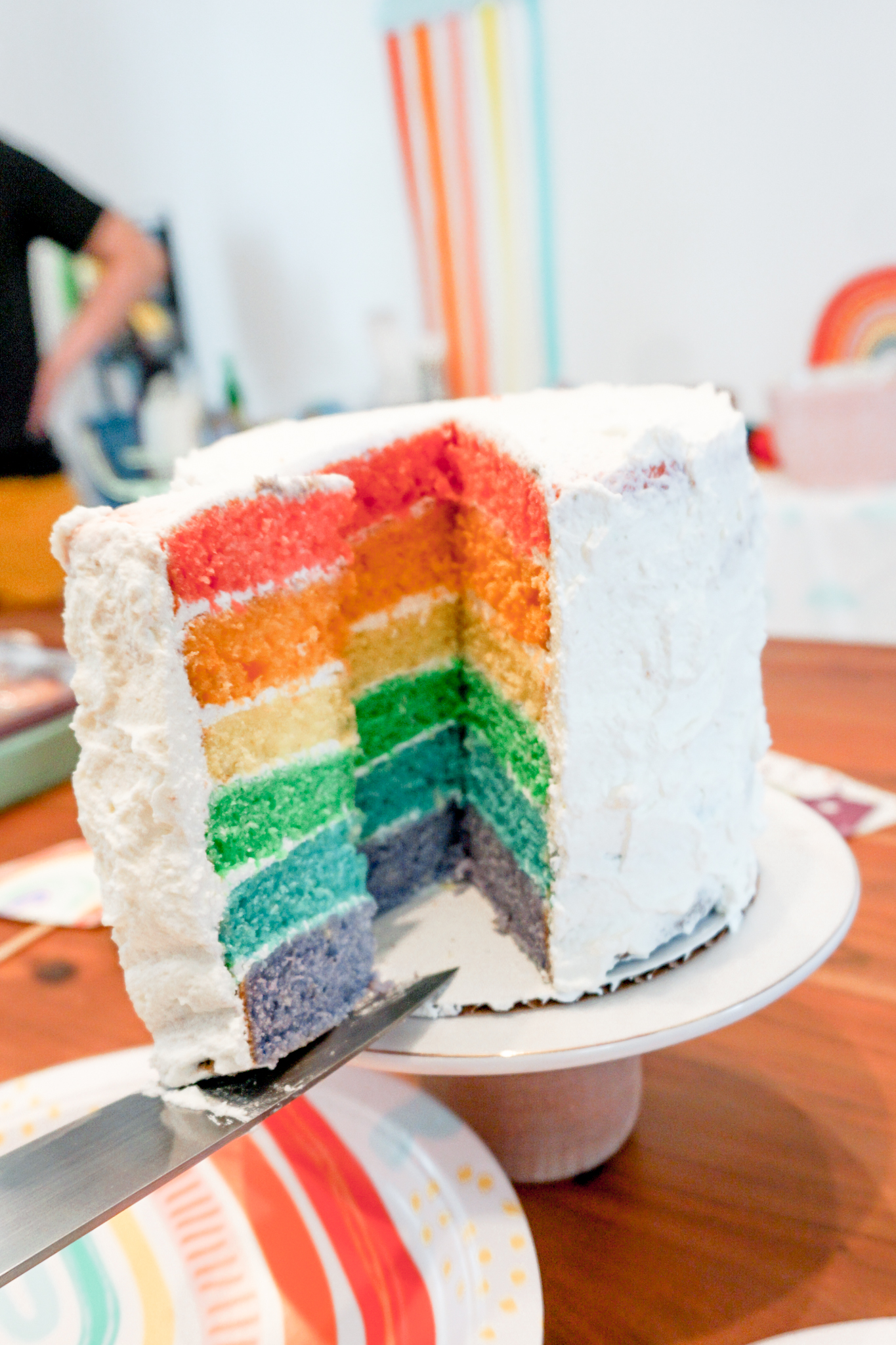 Rainbow Sheet Cake Recipe