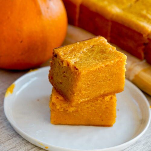 pumpkin butter mochi